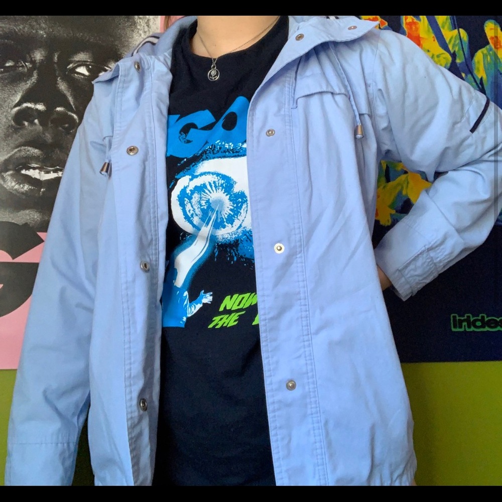 VINTAGE THRIFTED BLUE JACKET